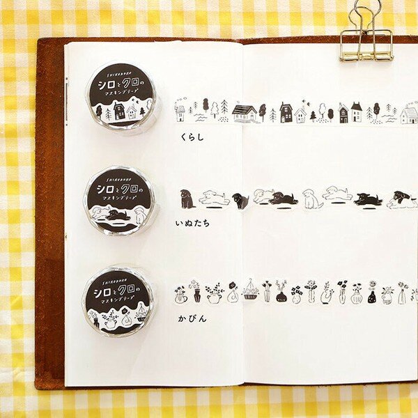 Washi tape - Inu-tachi Dogs