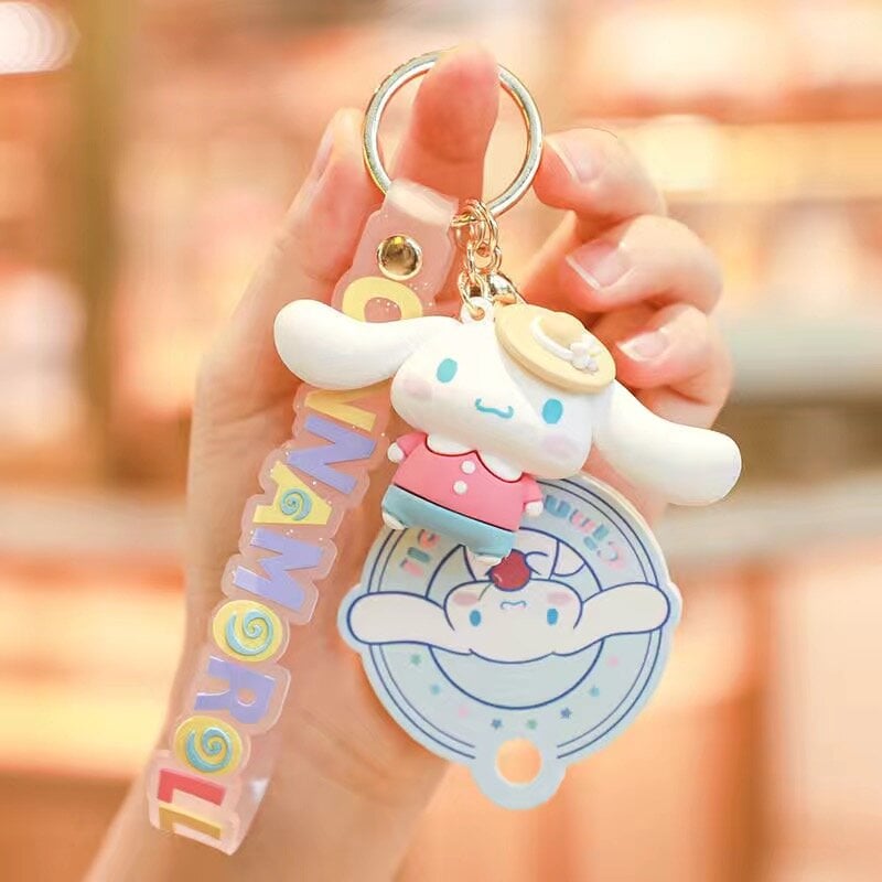 Bag charm - Cinnamoroll med hatt