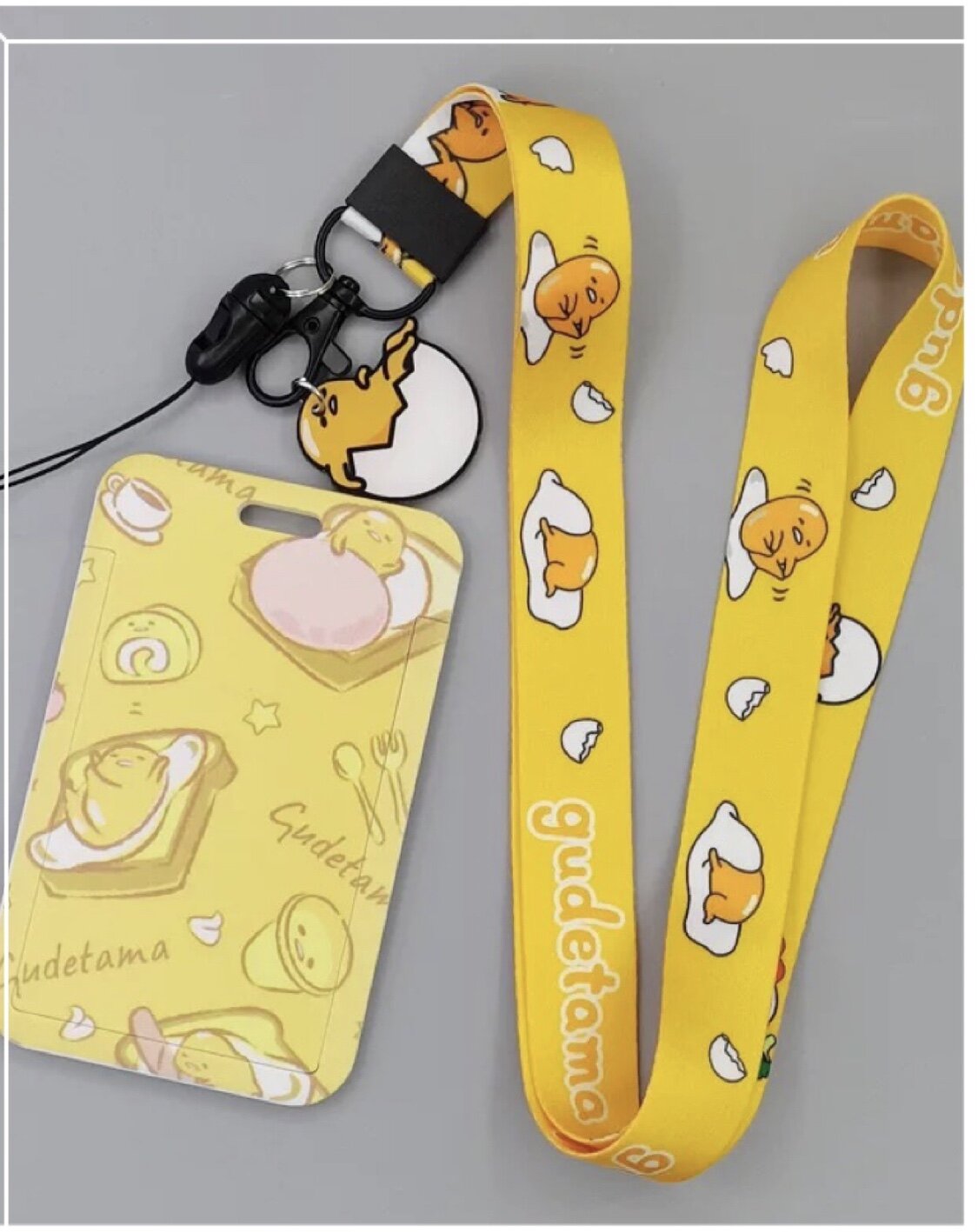 Korthållare med nyckelband - Gudetama