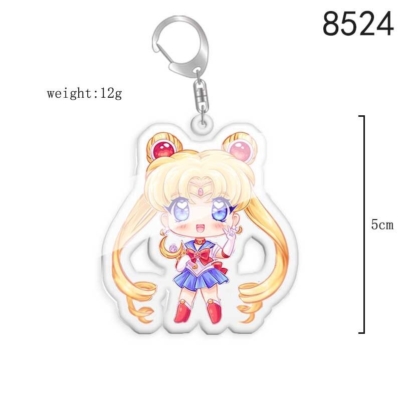 Nyckelring - Sailor Moon Peace med förvandlingsstav