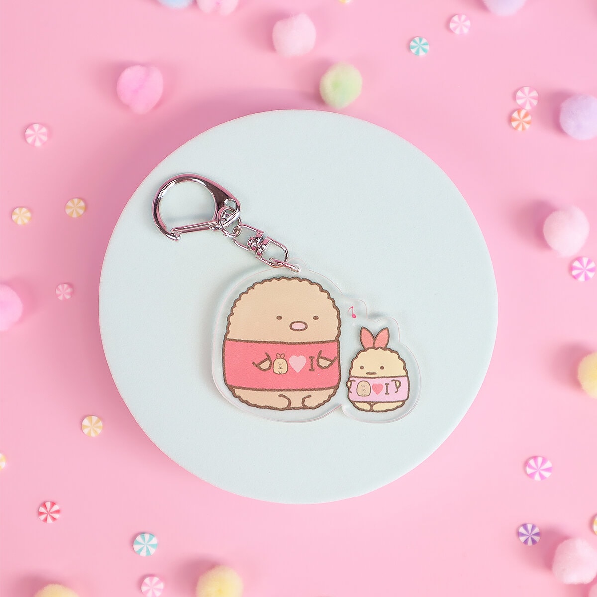 Nyckelring - Sumikko Gurashi, Tonkatsu & Shippo