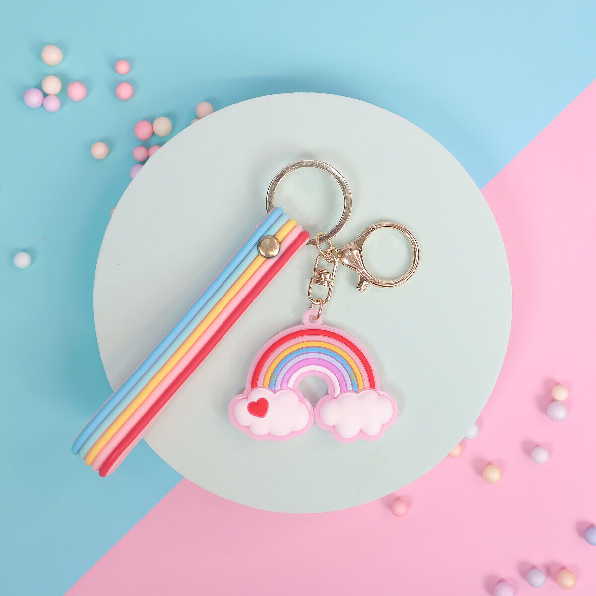 Bag charm - Rainbow