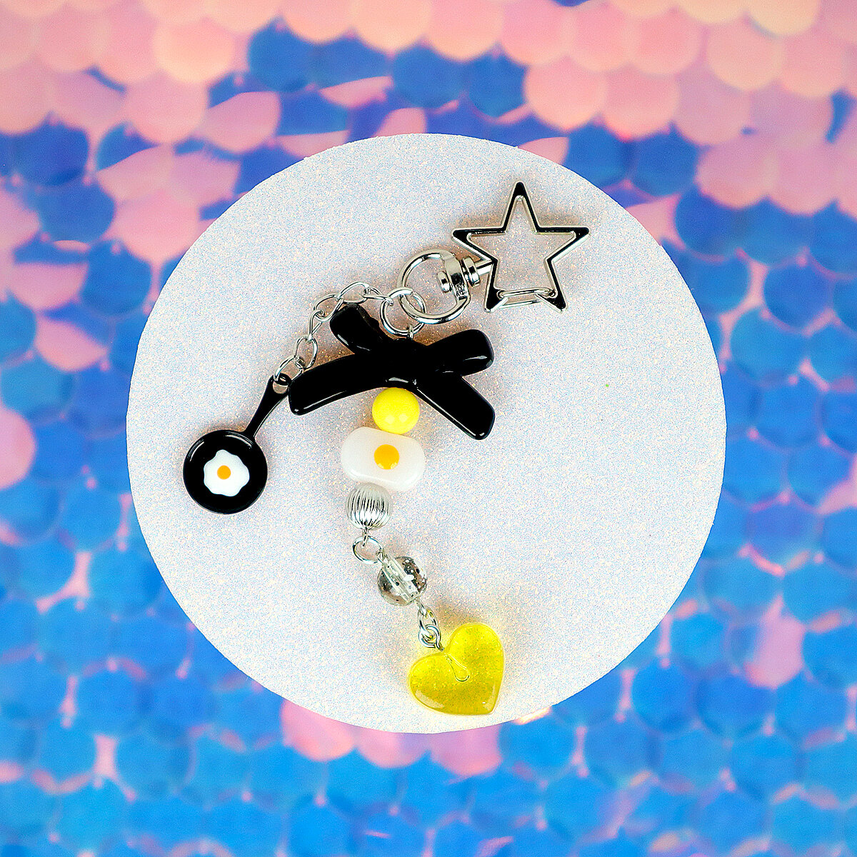 Bag Charm - Sunny Side Up