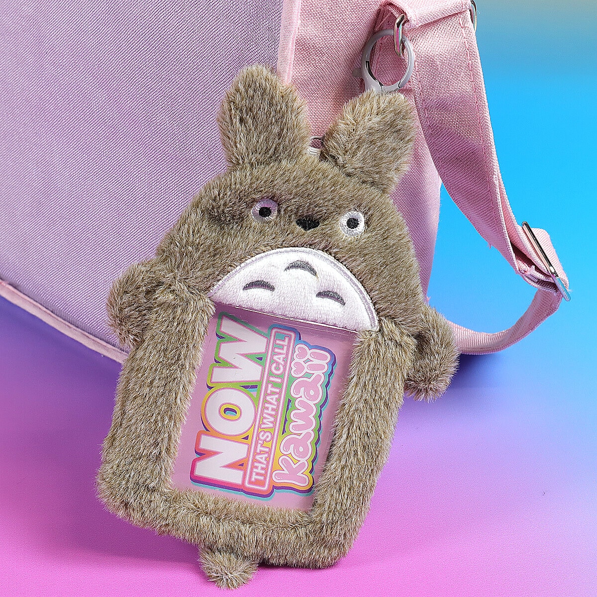 Fluffig korthållare - Mörk Totoro