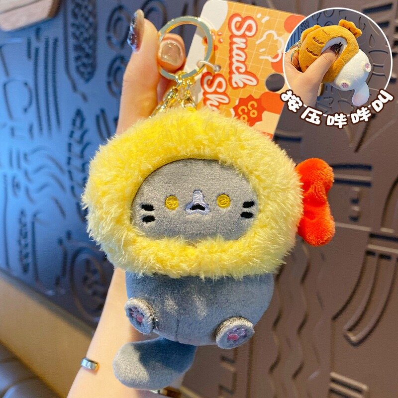 Bag Charm Tempura cat squishy