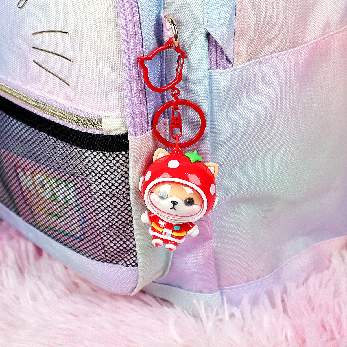 Bag Charm Strawberry Shiba