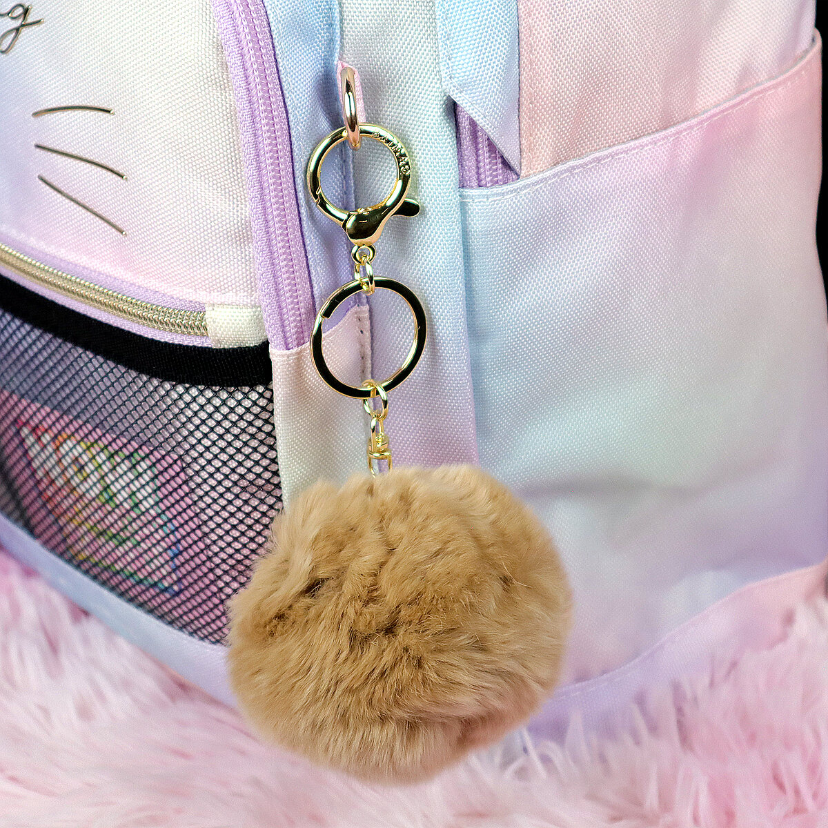 Puffig Bag Charm Butter Bear, brun