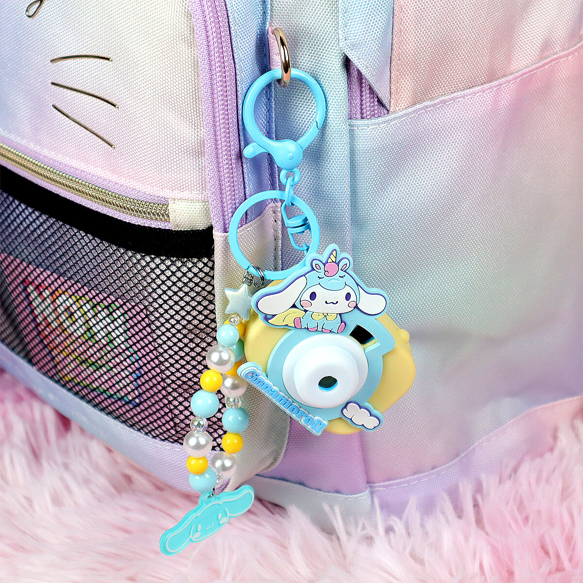 Bag Charm - Cinnamoroll Unicorn Camera