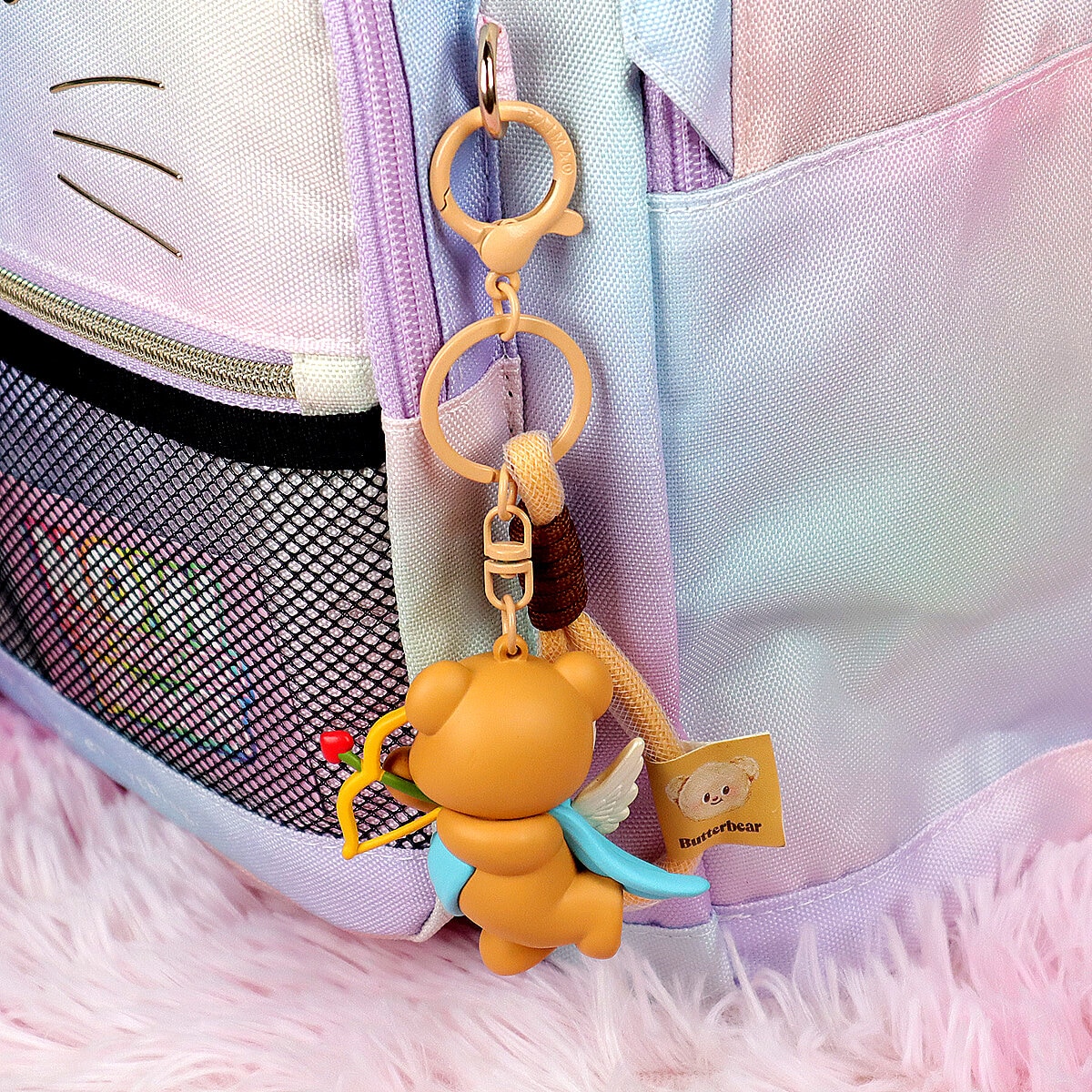 Bag Charm - Butterbear Cupid