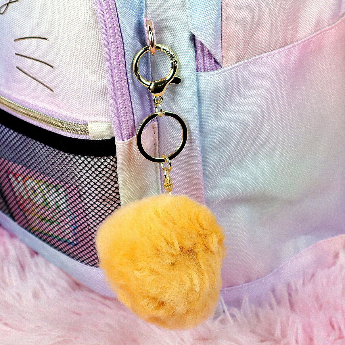 Puffig Bag Charm Butter Bear, ljusbrun