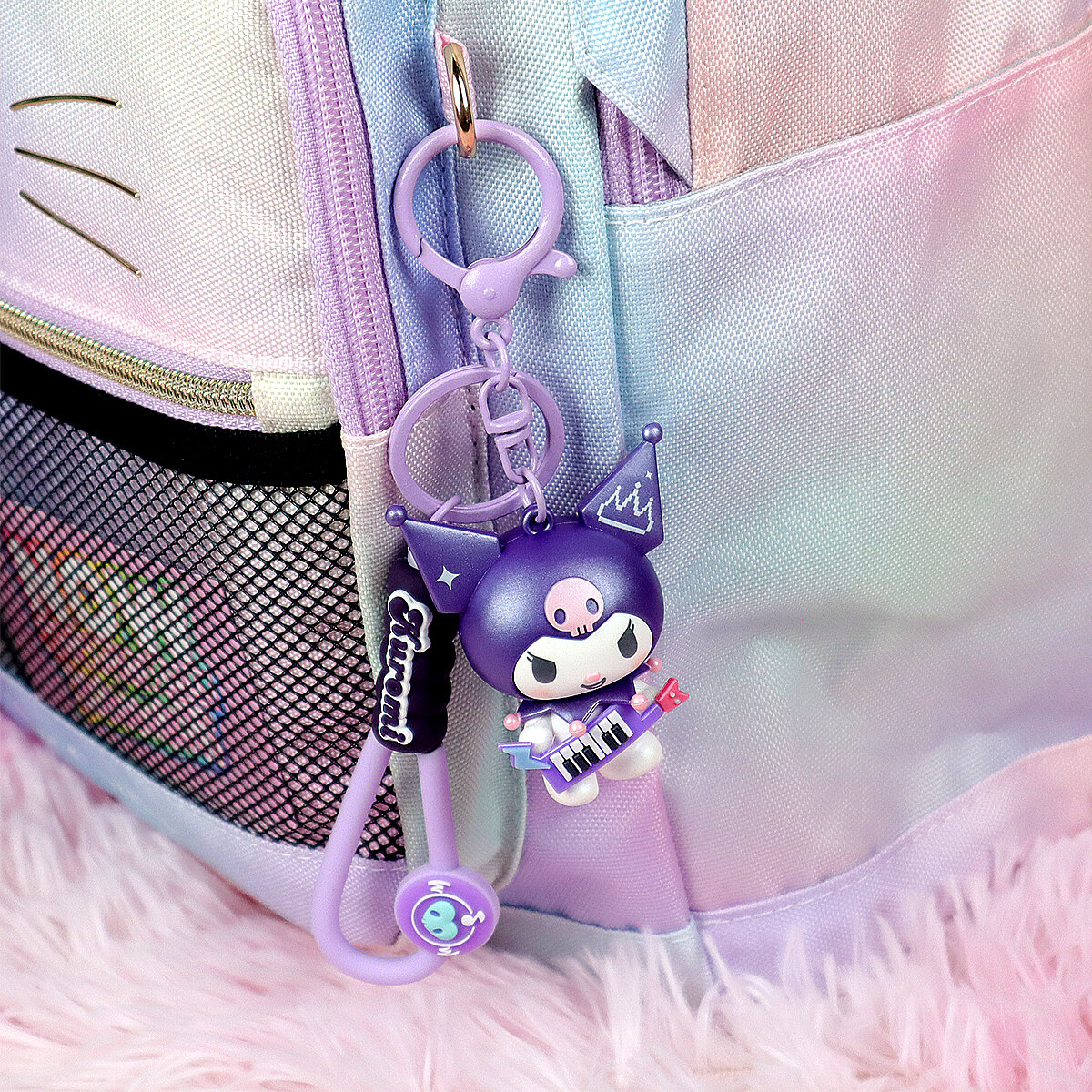 Bag Charm - Kuromi Electronic Music Keytar