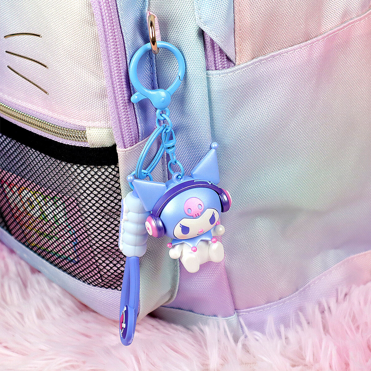Bag Charm - Kuromi Electronic Music Headphones