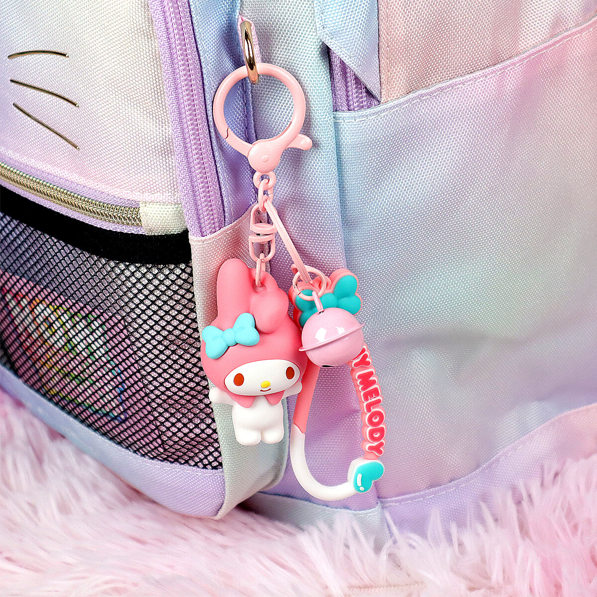 Bag Charm - Stor My Melody med Pingla