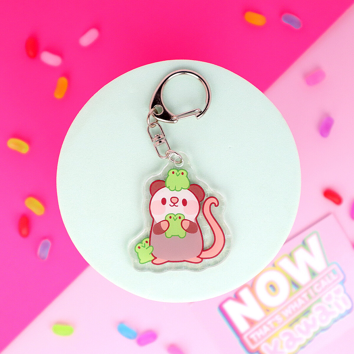 Nyckelring - Opossum & Froggies