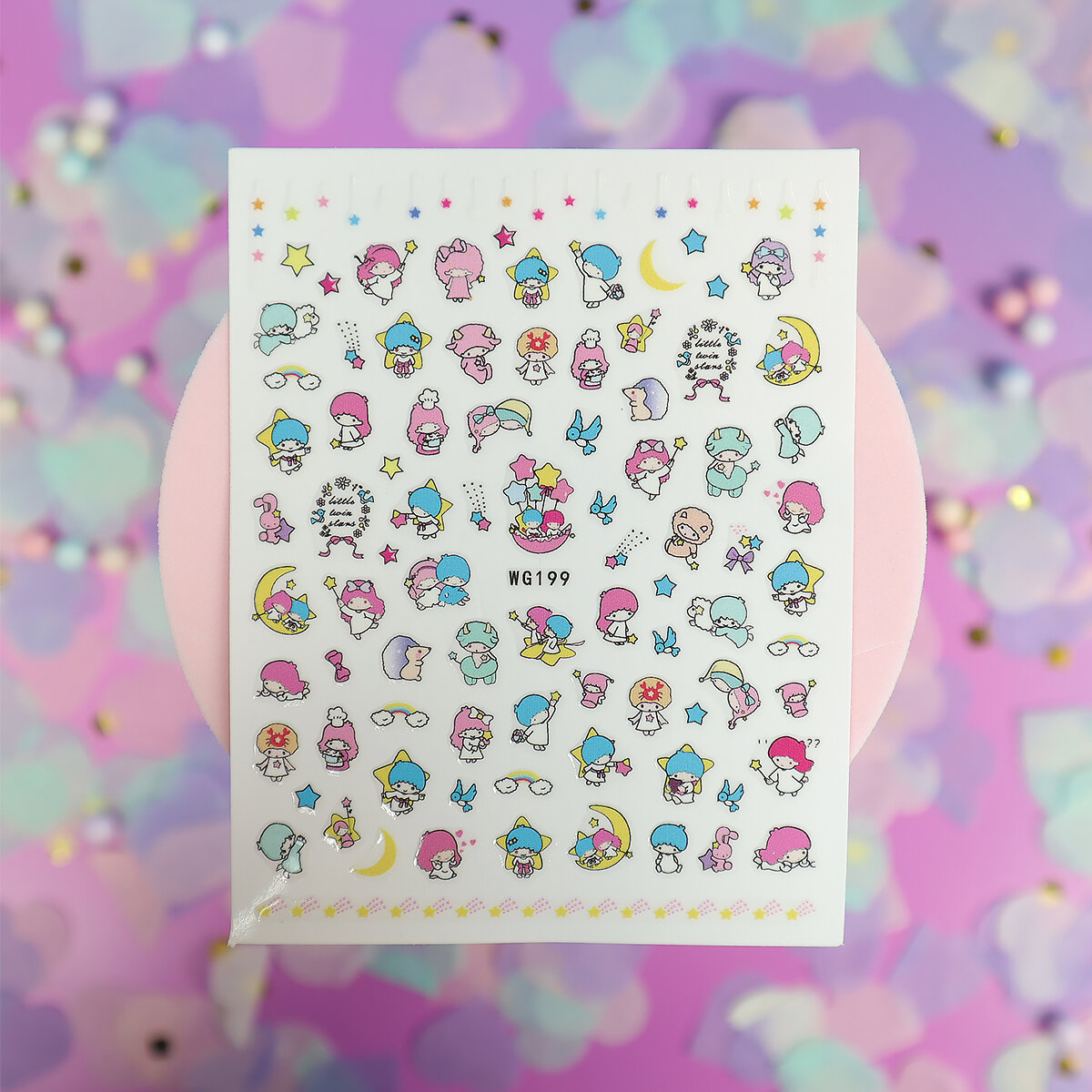 Nagelstickers -  Little Twin Stars (WG199)