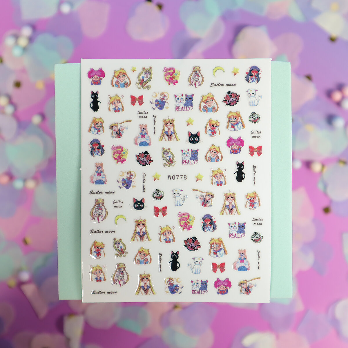 Nagelstickers - Sailor Moon moods (WG778)