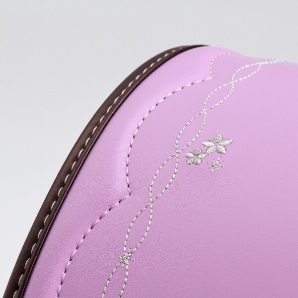 Randoseru lavender & brown backpack