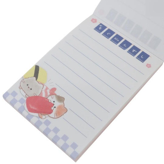 Litet memo-block Mogu-nyan sushi shop