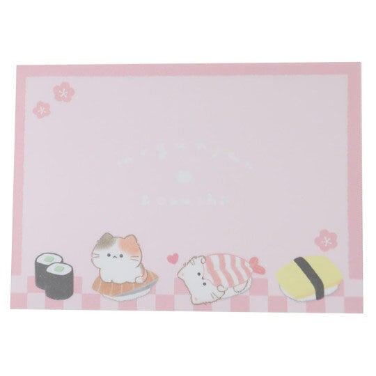 Litet memo-block Mogu-nyan sushi shop