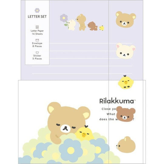 Rilakkuma brevpapper-set