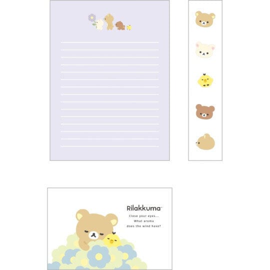 Rilakkuma brevpapper-set