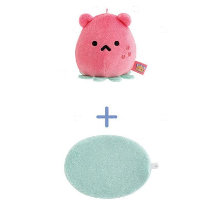 Rilakkuma Buddy plushie-hänge, Strawberry