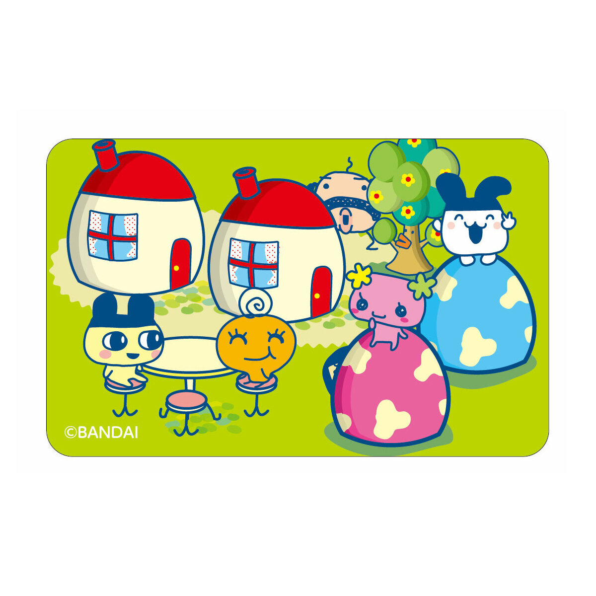 Lenticular sticker - Tamagotchi Party