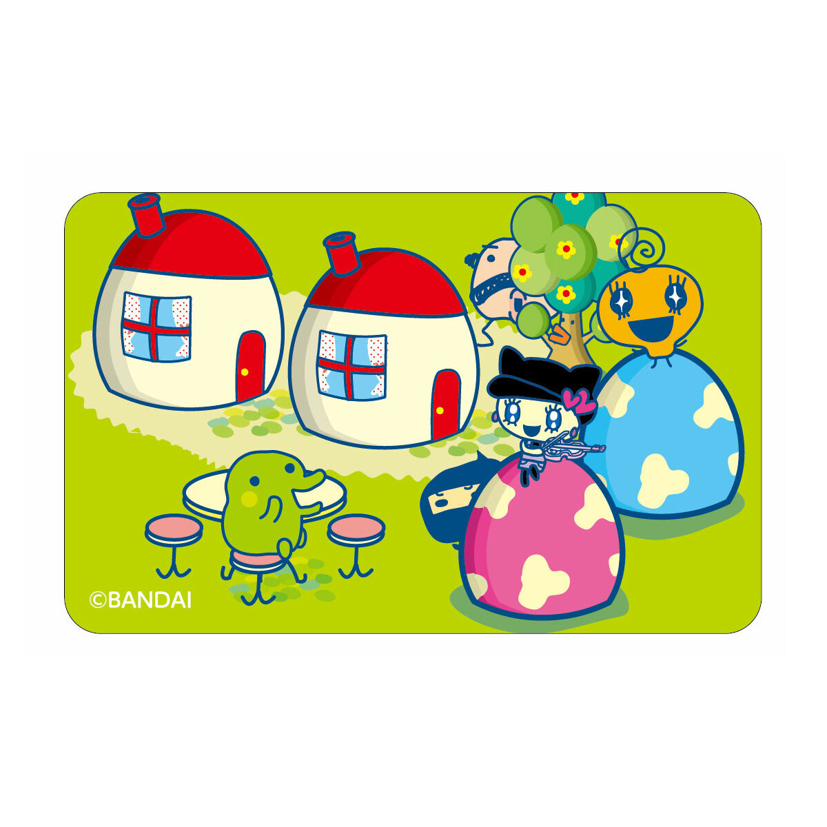 Lenticular sticker - Tamagotchi Party