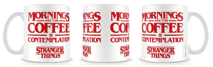 Stranger Things Mornings are for Coffee and Contemplation Mug by Stranger Things 