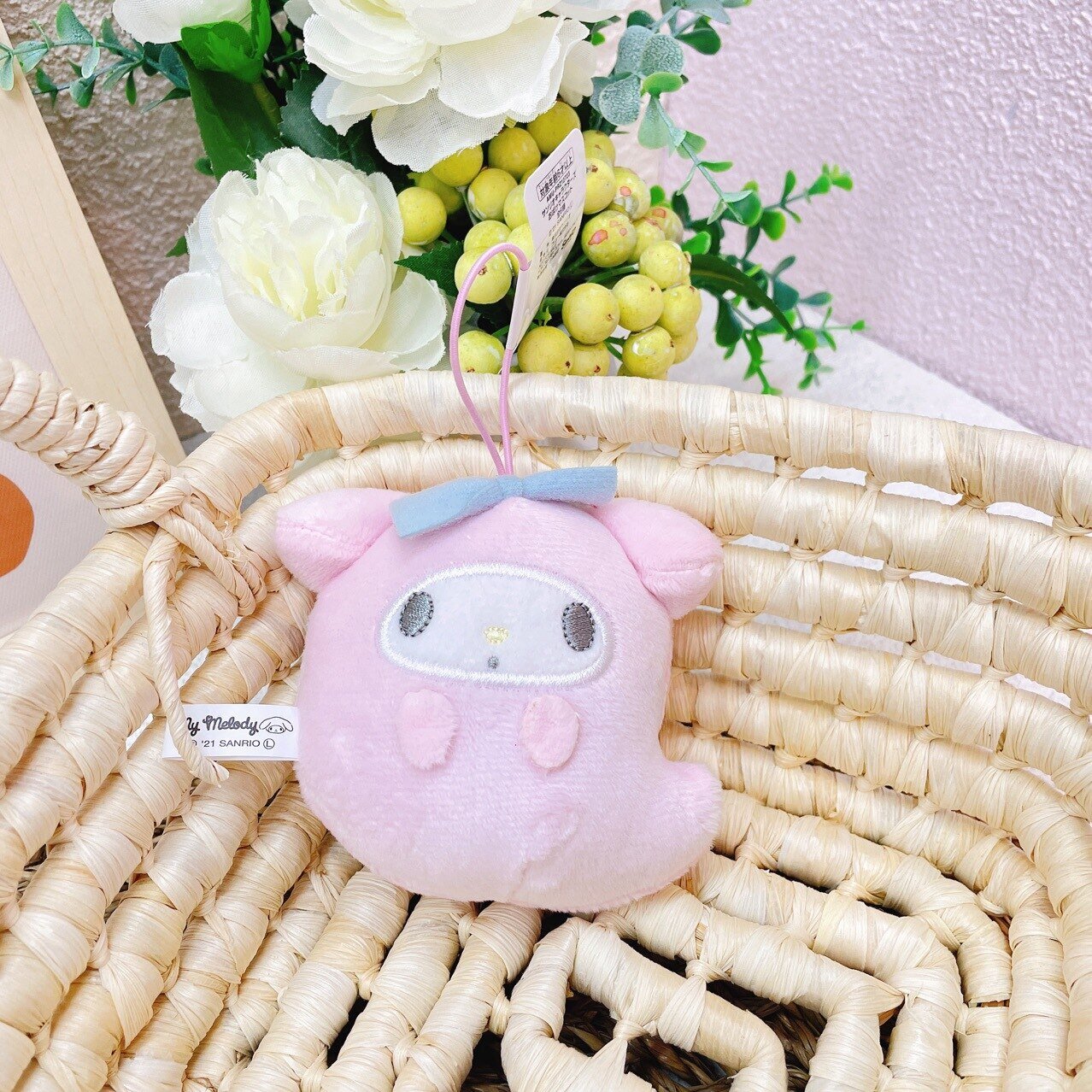 Sanrio som spöken plushie-hänge