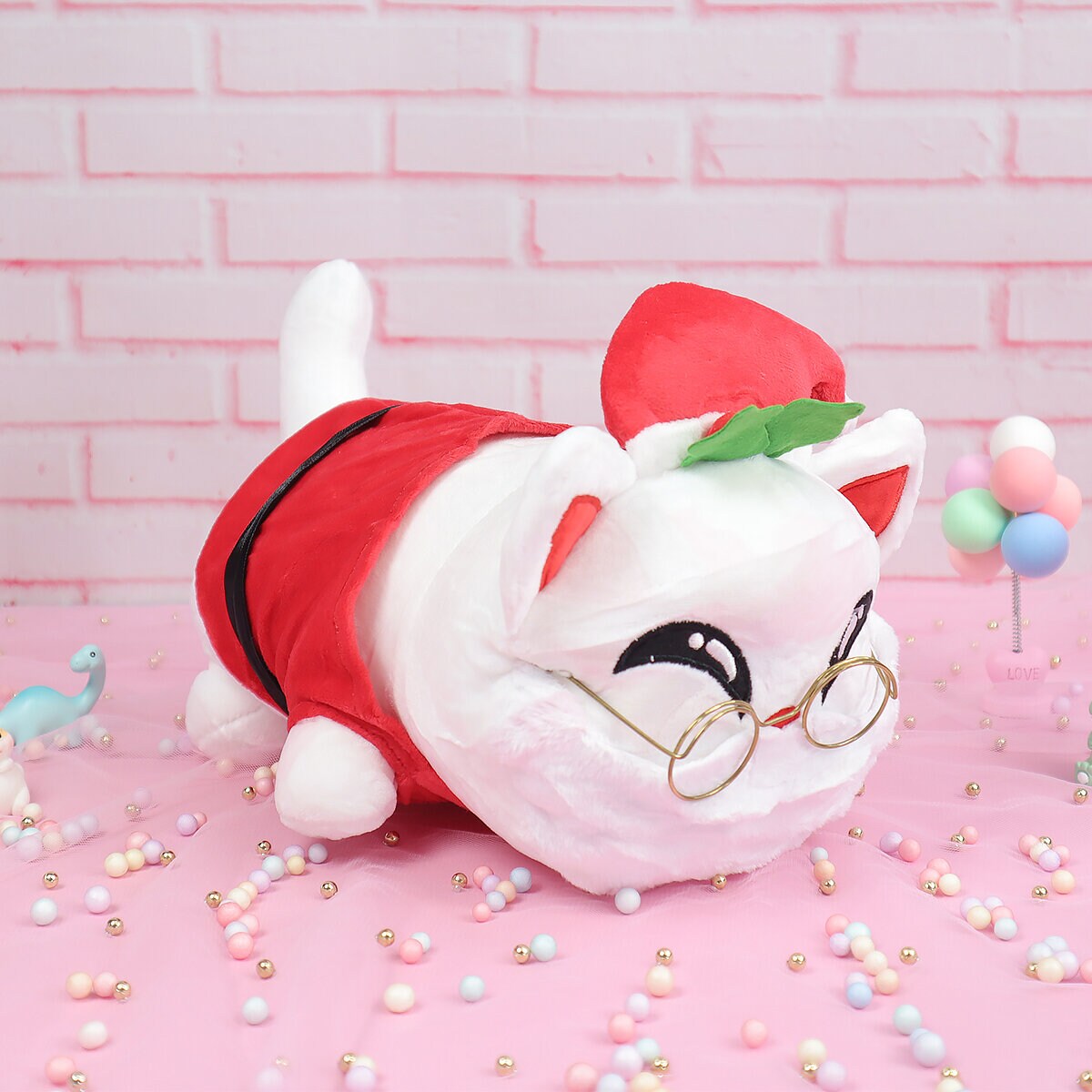 Plushie-katt tomte