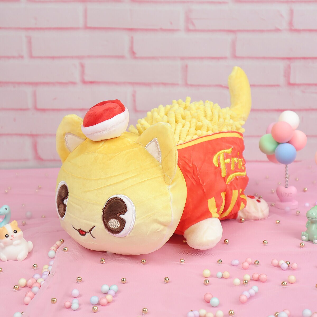 Plushie-katt pommes