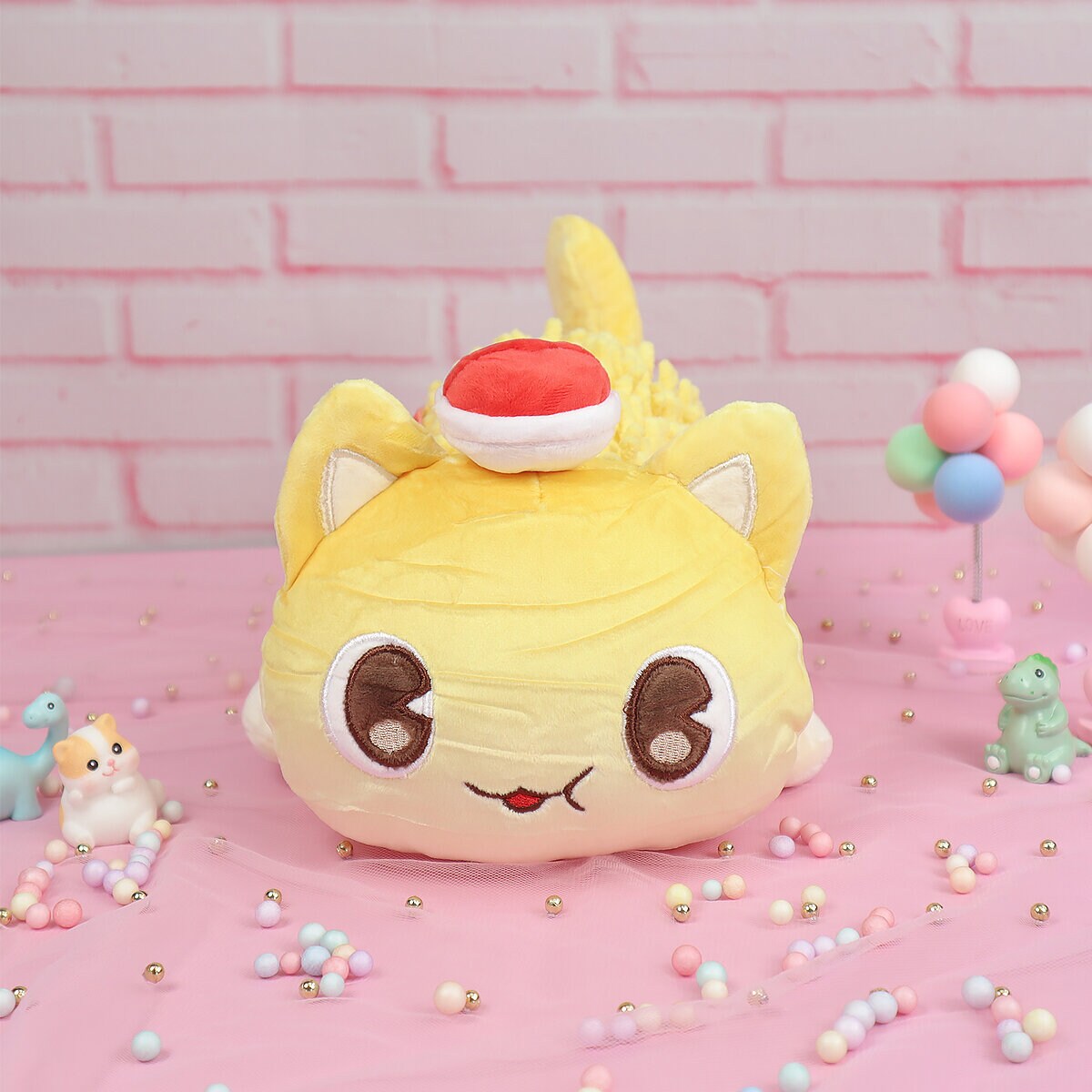 Plushie-katt pommes