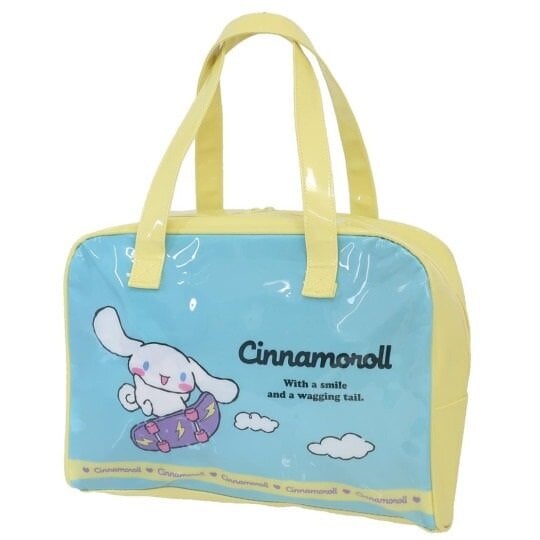 Vinyl Boston Bag, Cinnamoroll