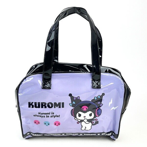 Vinyl Boston Bag, Kuromi