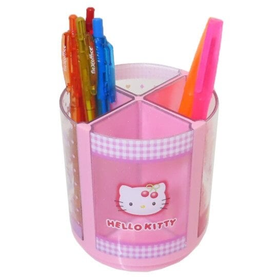 Snurr-pennställ 4-delat, Hello Kitty
