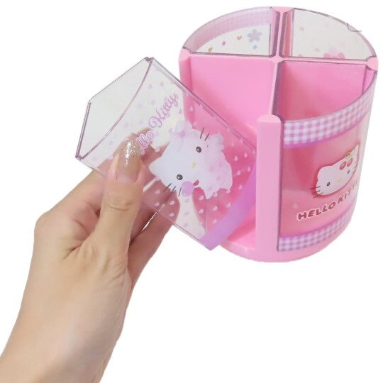 Snurr-pennställ 4-delat, Hello Kitty