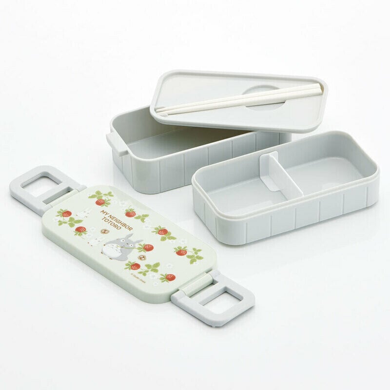 Bento box & ätpinnar, Totoro Strawberry Bloom
