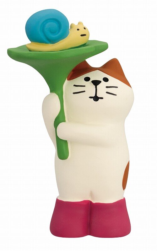 Figur, katt och snigel
