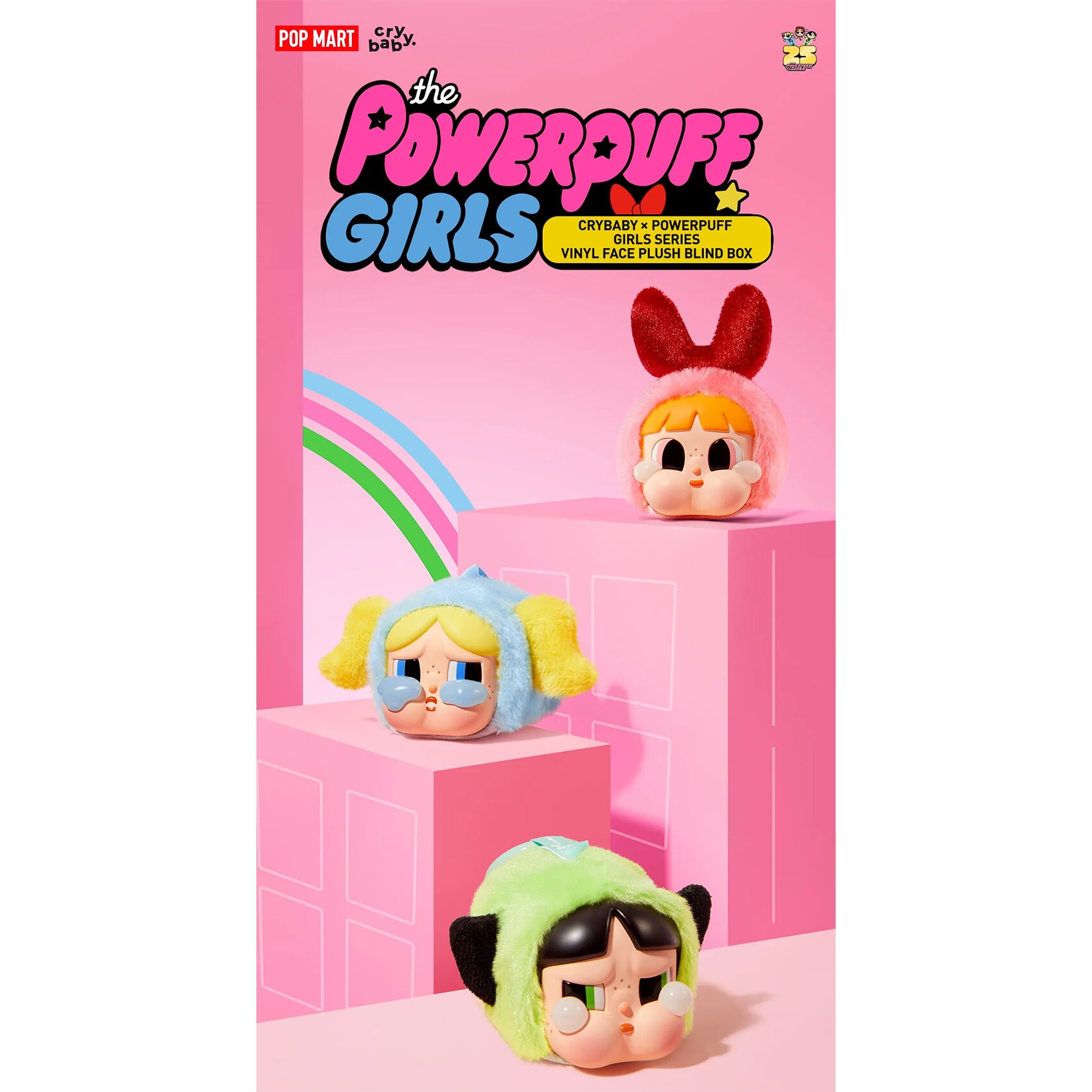 CRYBABY x Powerpuff Girls Series-Vinyl Face Plush Blind Box