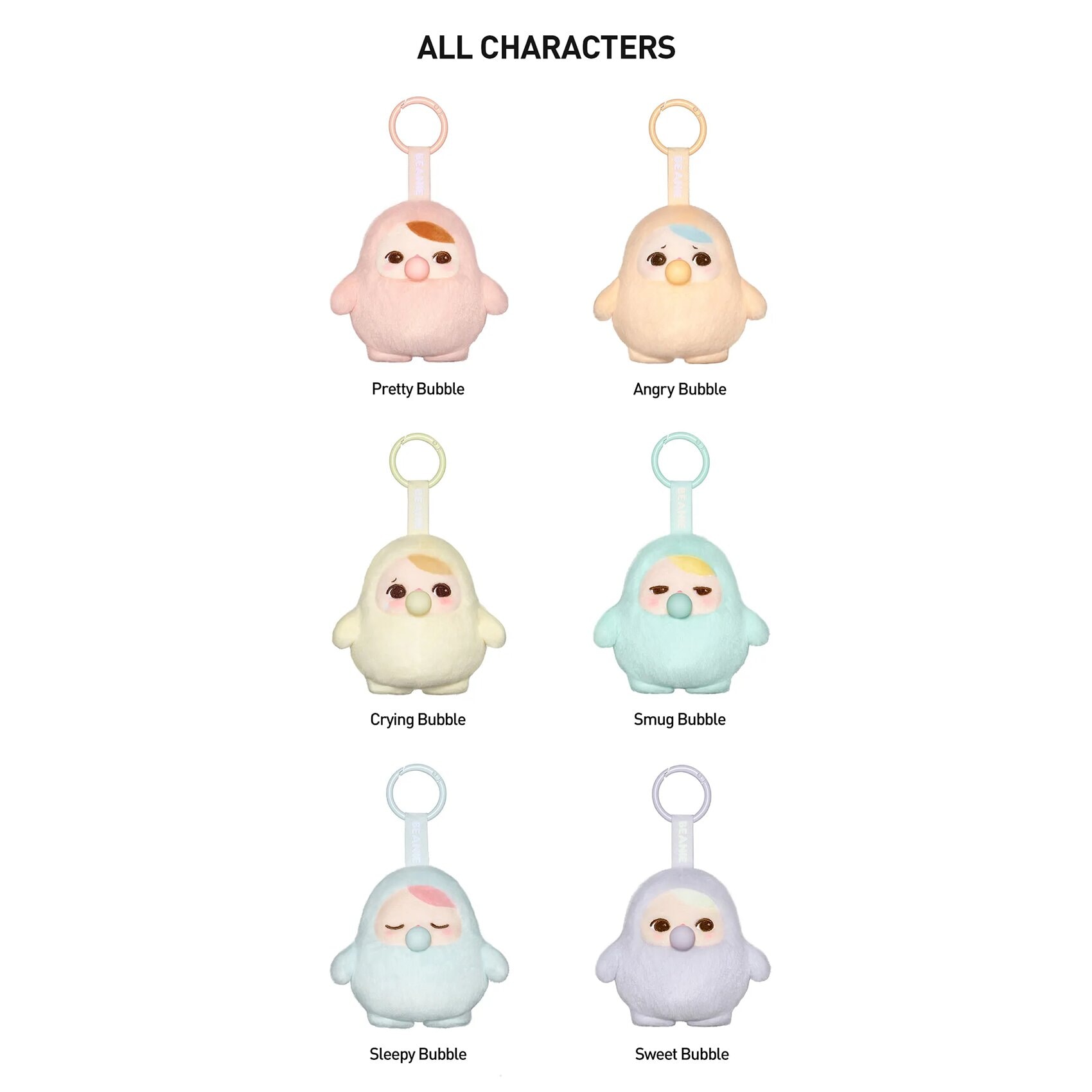PUCKY BEANIE BUBBLE UP SERIES - Plush Pendant Blind Box