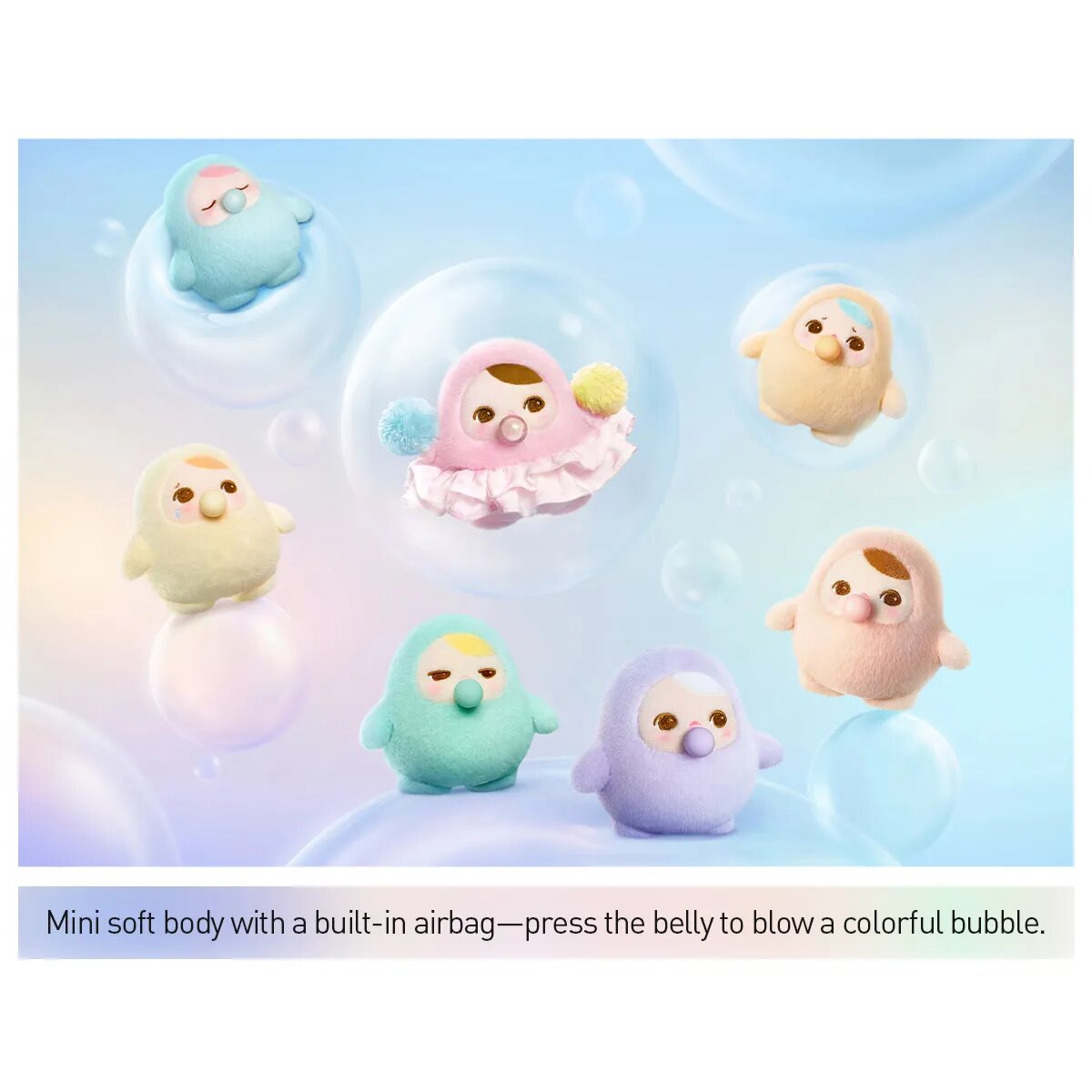 PUCKY BEANIE BUBBLE UP SERIES - Plush Pendant Blind Box