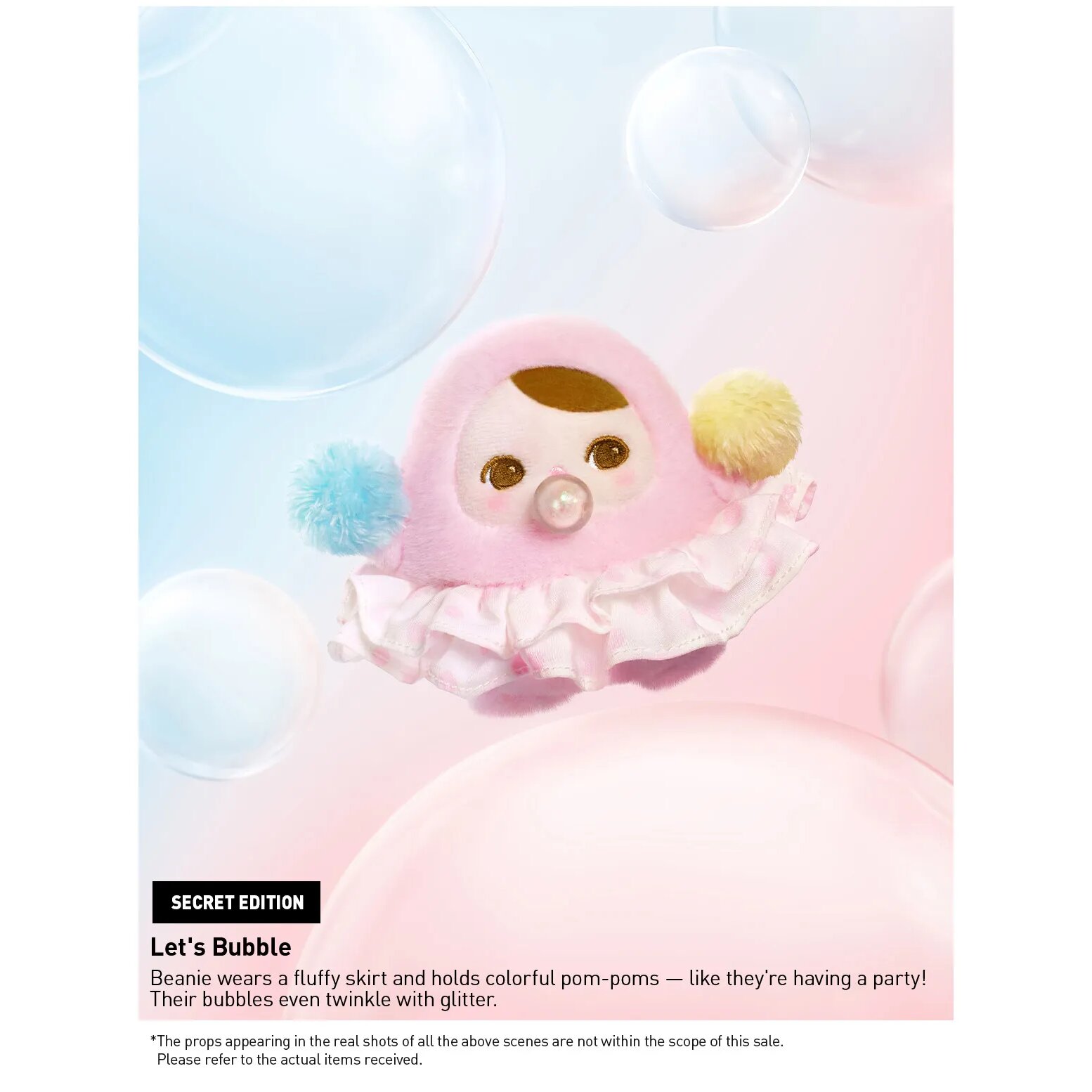 PUCKY BEANIE BUBBLE UP SERIES - Plush Pendant Blind Box
