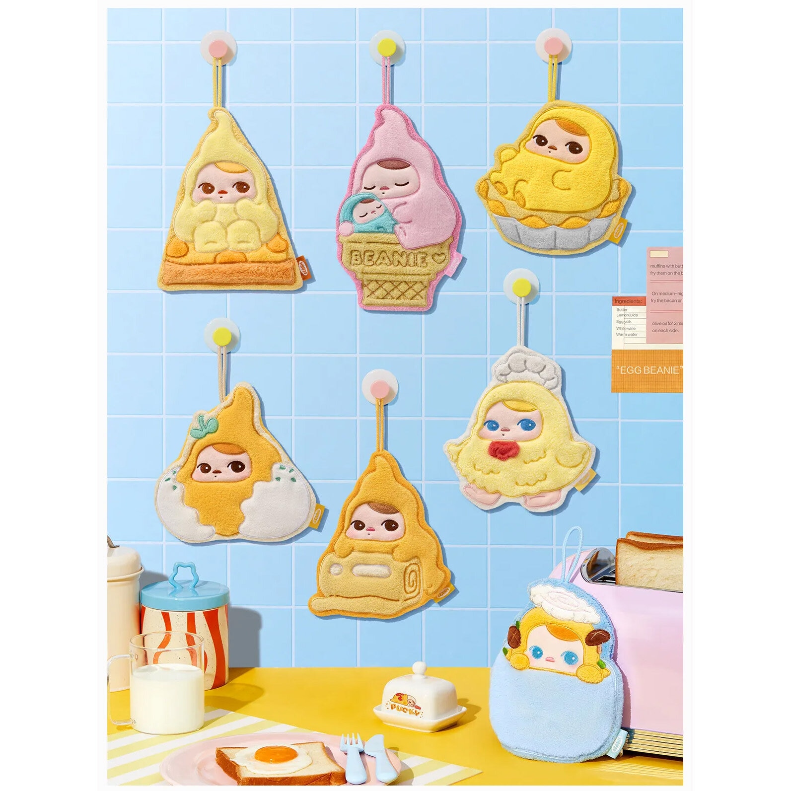 PUCKY Egg Beanie Towel Blind Box