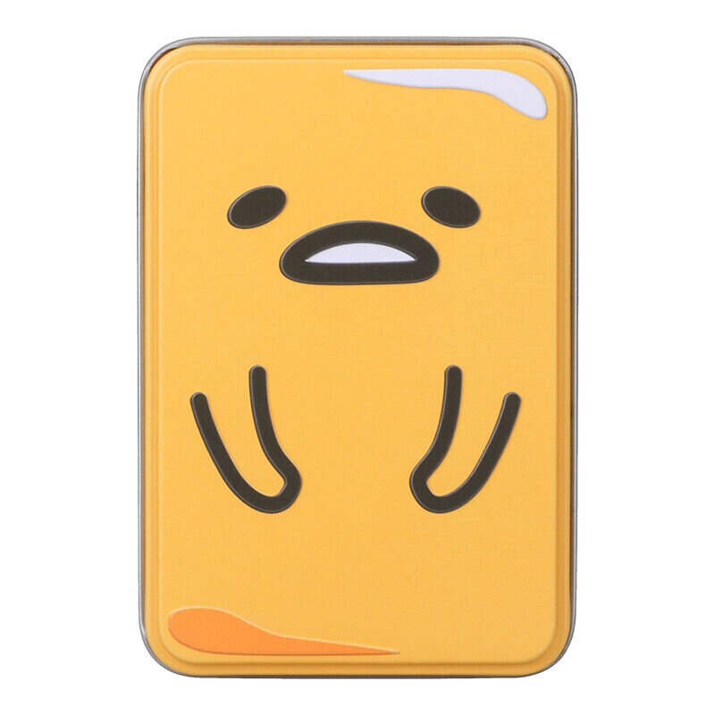 Gudetama-kortlek i plåtask
