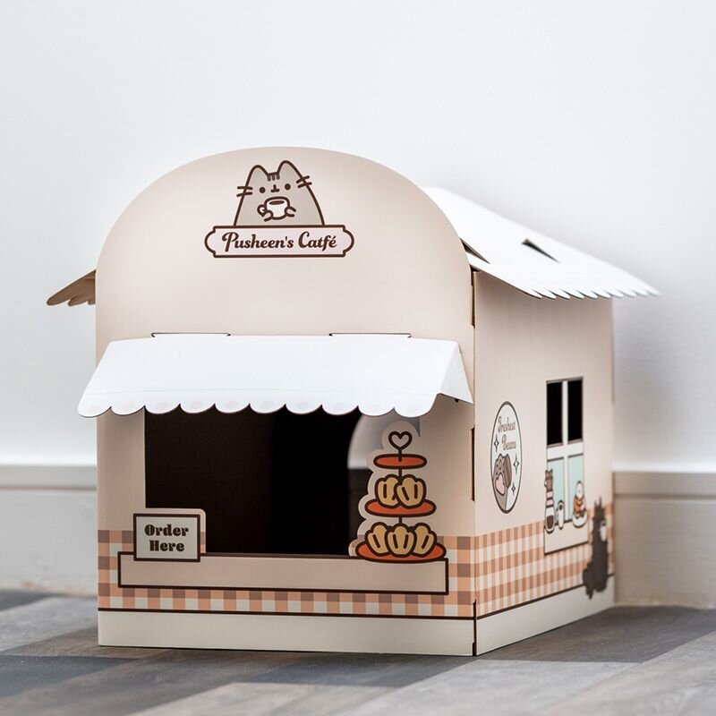 DIY - Pusheen Cat Café lekhus till katt