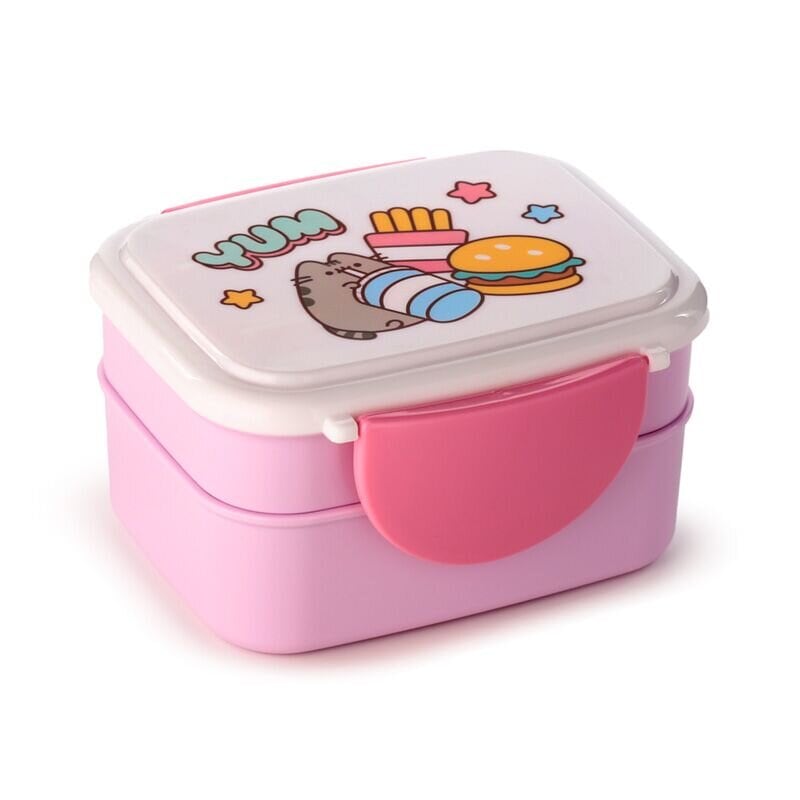 Pusheen-bento box med bestick