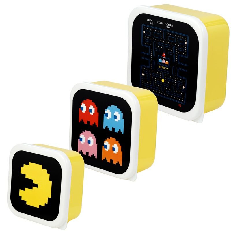 Matlådor 3-pack - Pac-Man