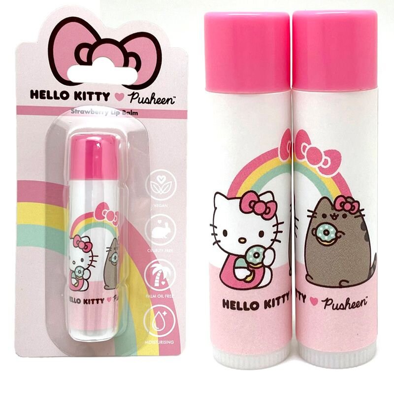 Läppbalsam - Hello Kitty x Pusheen