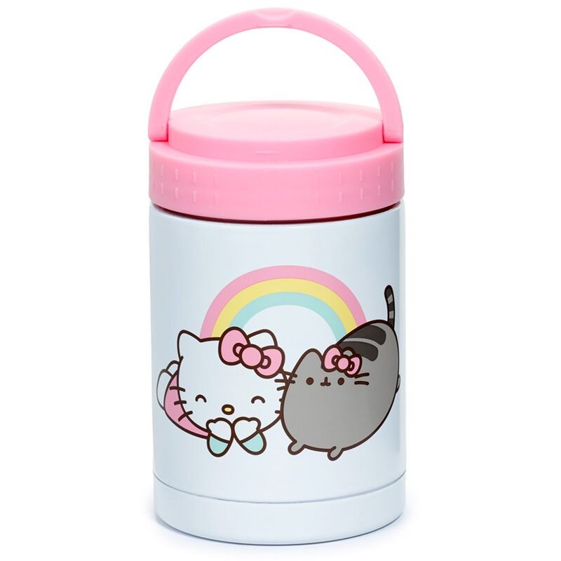 Hello Kitty x Pusheen mat-termos i rostfritt stål